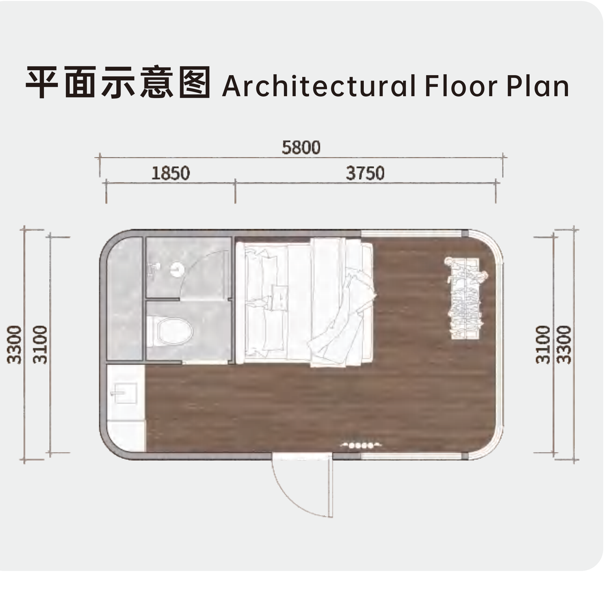 N3 dimensioned floor plan