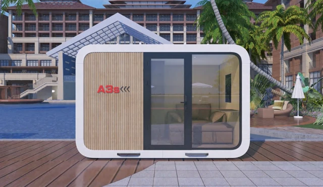 Apple Cabin Studio for Guest Accommodation — A3 exterior design