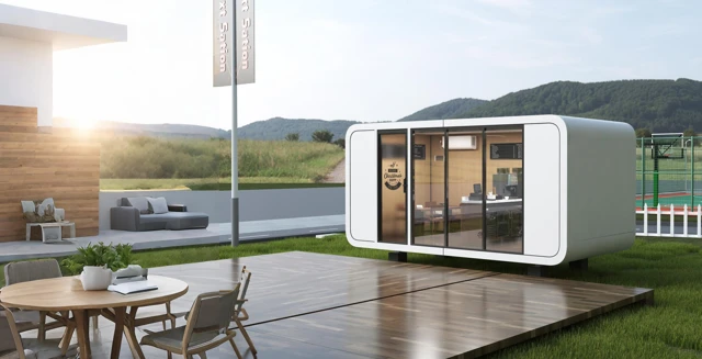 A6 Apple Cabin - design and interior view 2