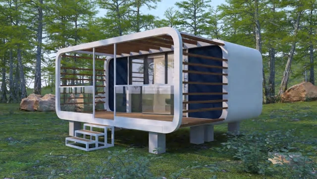 Narrow-Footprint Cabin for Compact Sites — A6s exterior design