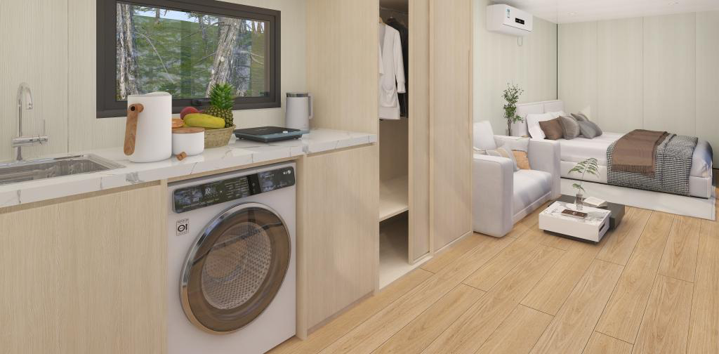 A9 interior view for furniture and finish planning