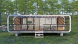 Slimline Prefab Cabin with Living Space — A9s exterior design