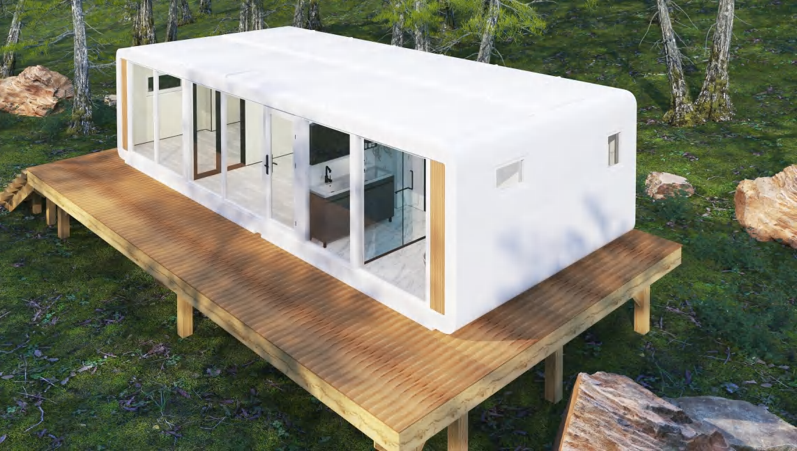 Two-Bedroom Holiday Cabin with a Terrace — A9s Connected exterior design