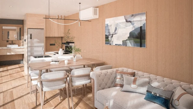 A12 Apple Cabin - design and interior view 10