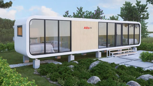 Two-Bedroom Tiny House with a Slim Footprint — A12s exterior design