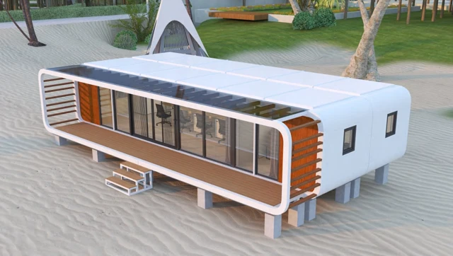A12s Connected Apple Cabin - design and interior view 7