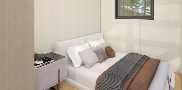 A12s Connected Apple Cabin - design and interior view 10