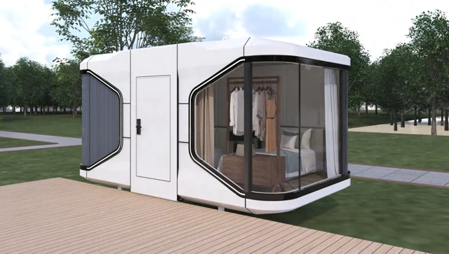 Compact Space Capsule for Glamping Stays — N3 exterior design
