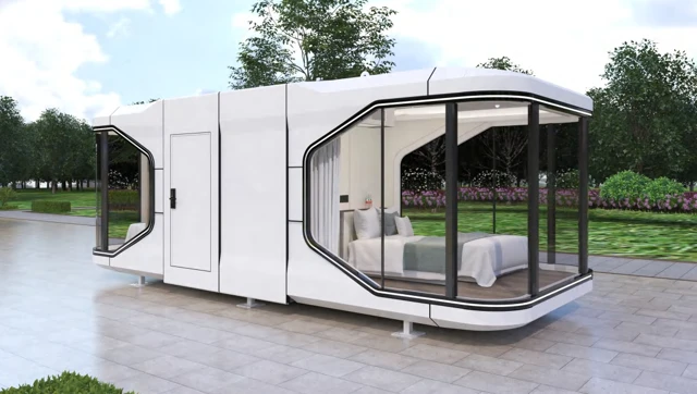 Two-Bedroom Capsule House for Shared Stays — N5 exterior design