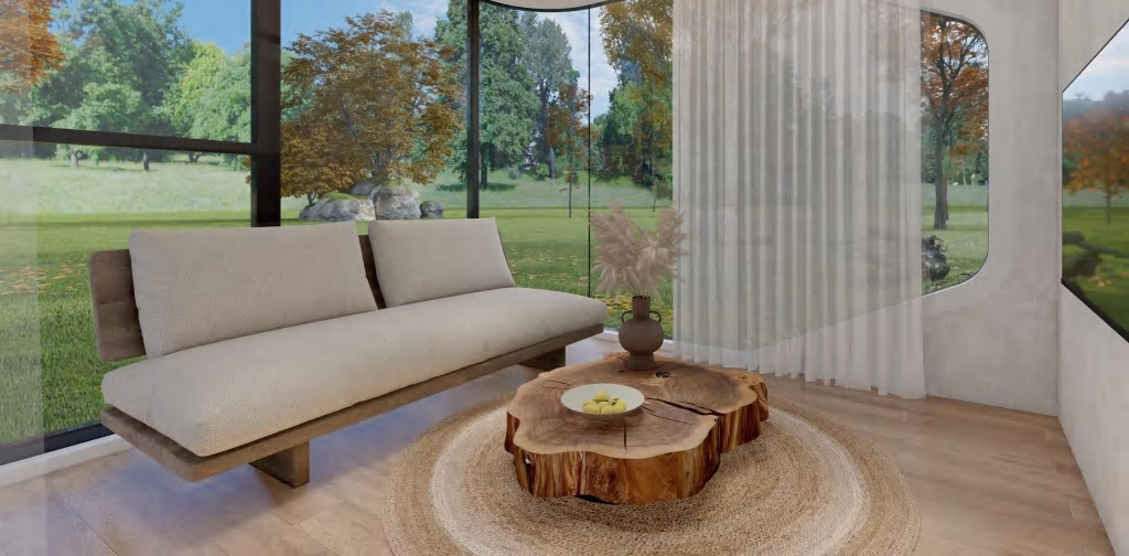N7 interior view for furniture and finish planning