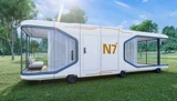Panoramic Capsule Cabin for Scenic Resort Plots — N7+ exterior design