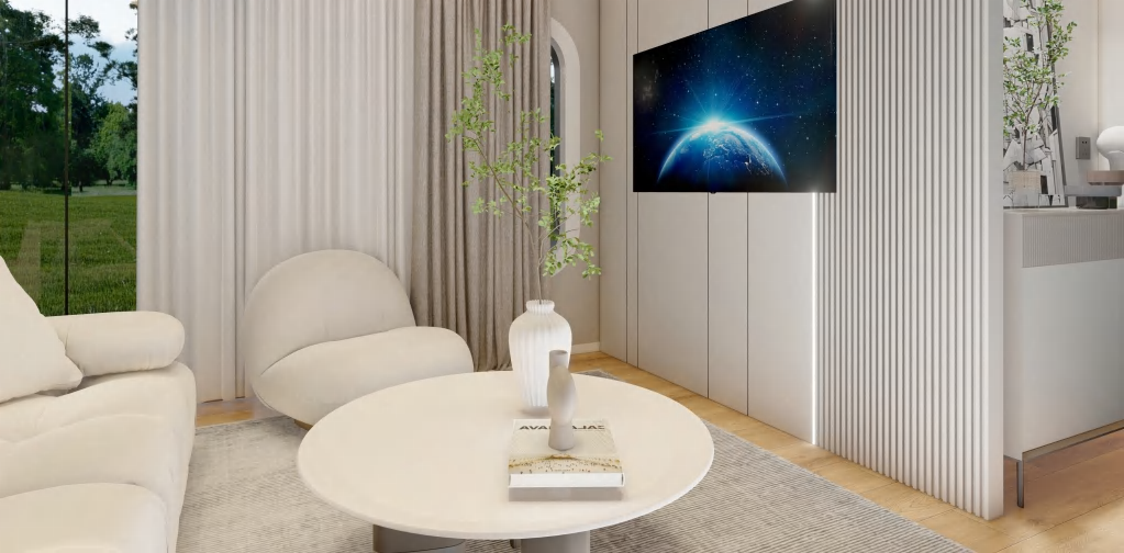N7+ interior view for furniture and finish planning