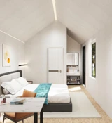 M3 Triangular House - design and interior view 12