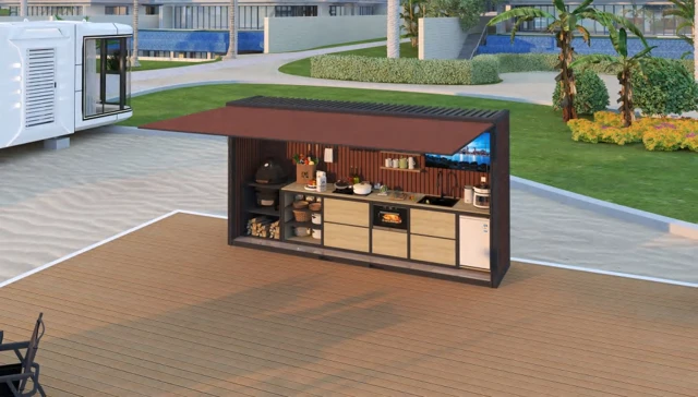Outdoor Kitchen Module - design and interior view 8