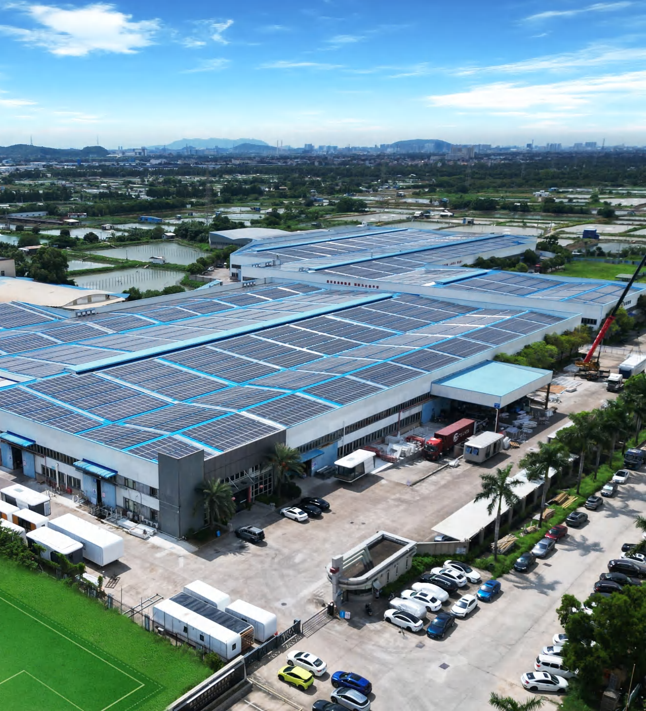 Production campus supporting our prefab building range