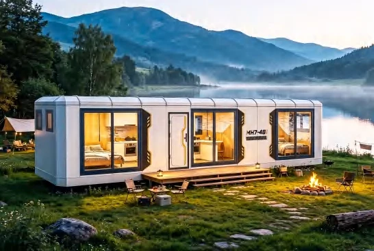 MH7-48 Modular House - design and interior view 2