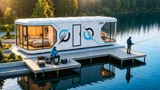 View-Focused Modular Cabin for Scenic Resorts — MG8-40 exterior design