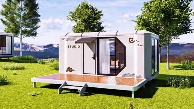 Compact Prefab Guest House with a Bathroom — MG3-23 exterior design