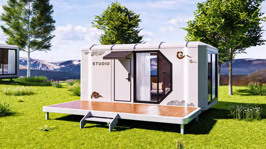Compact Prefab Guest House with a Bathroom — MG3-23 exterior design