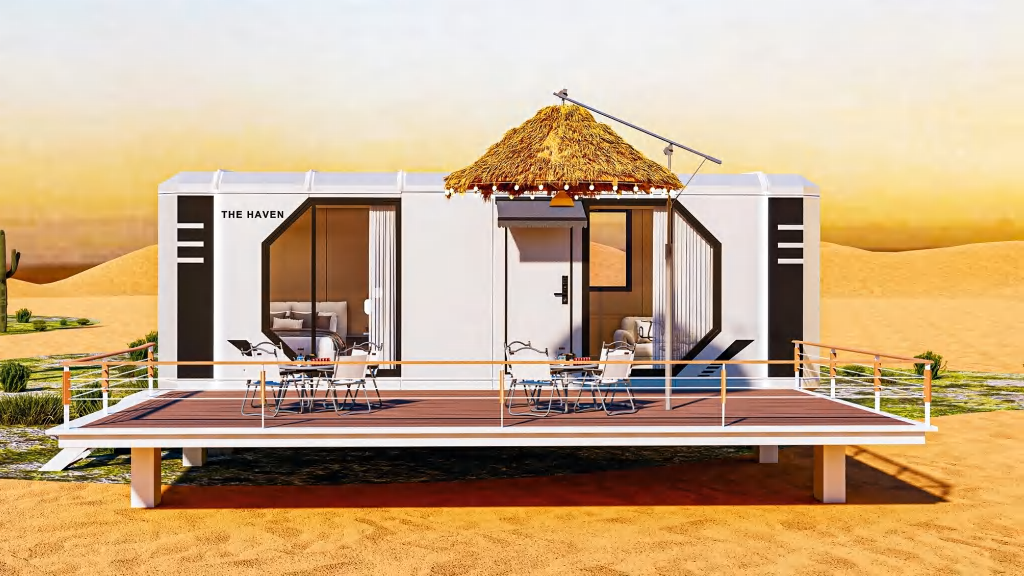 One-Bedroom Modular Lodge for Open Resort Plots — MG3-31A exterior design