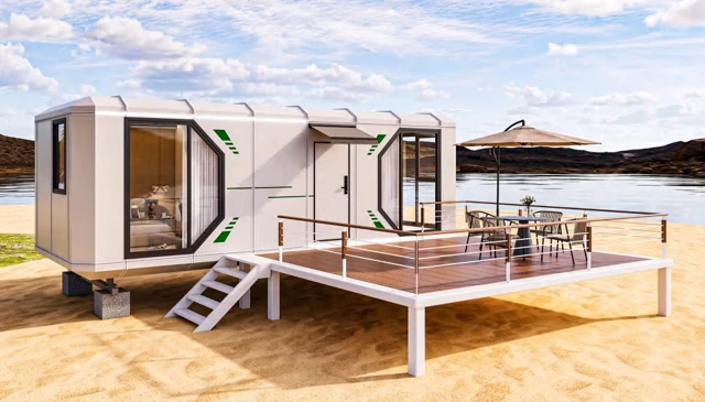 Modern Modular Cabin for Deck-Led Retreats — MG3-31B exterior design