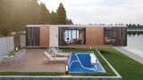 Two-Bedroom Modular Home for Private Retreats — MG3-48 exterior design