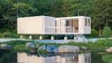 Three-Bedroom Modular Home with an Outdoor Terrace — MH7-40+MH7-23 exterior design